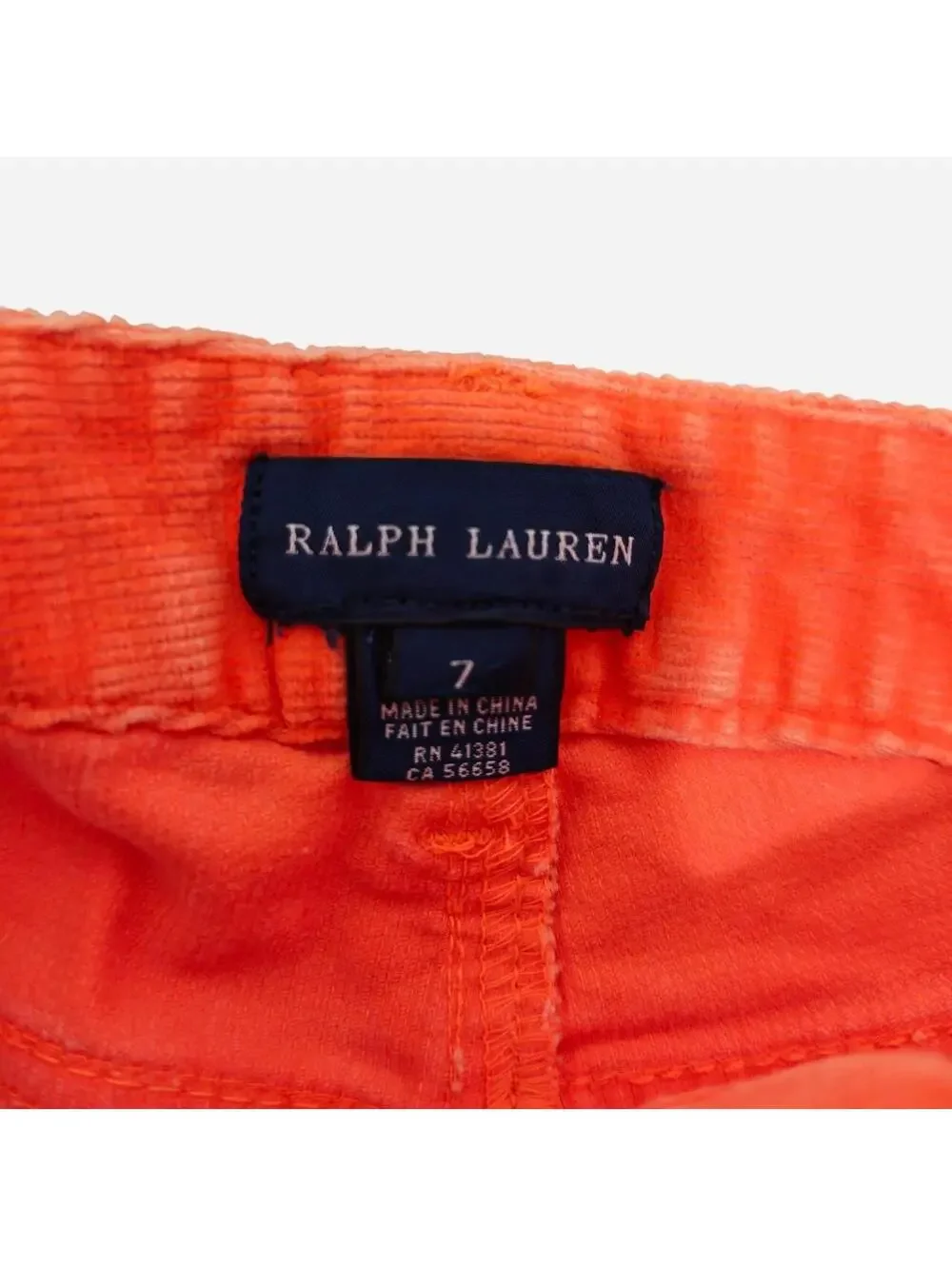 🍊 RALPH LAUREN Bright Orange Corduroy Pants 🍊